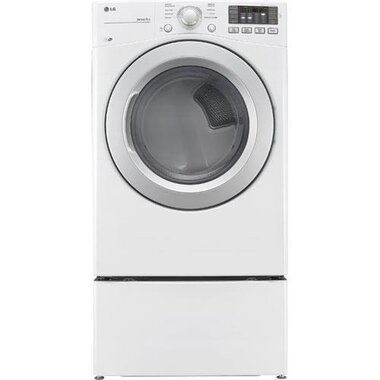 LG 7.4 CuFt Performance Series White 27" Front Load Electric Dryer