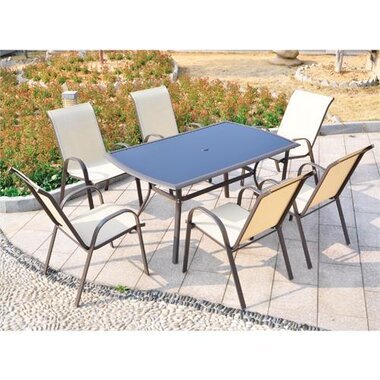 Doral Designs San Antonio 7 Piece Outdoor Dining Set