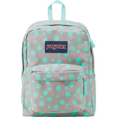 JanSport SuperBreak Backpack - Gray/Aqua