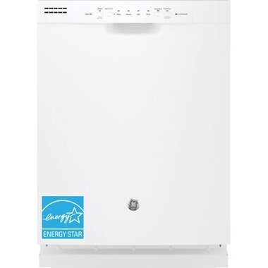 GE 24" White Built-In Dishwasher