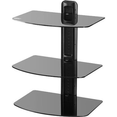 Etec A/V Component Wall Mount Stand - 3 Shelves