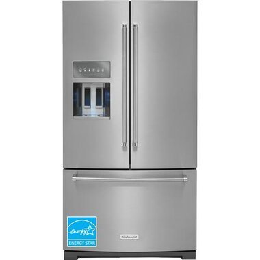 KitchenAid 26.8 CuFt French Door Refrigerator In Stainless Steel