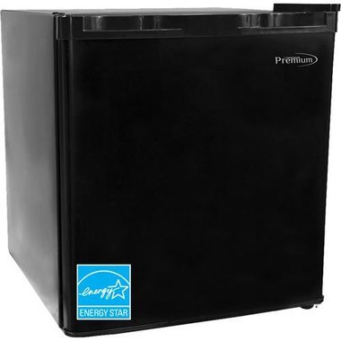Premium Levella Black 1.6 CuFt Compact Refrigerator