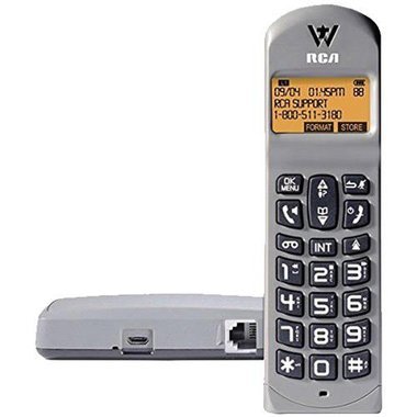 RCA USB Powered Cordless Phone System With Digital Voicemail