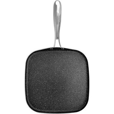 Granite Rock 10.5" Granite Stone Diamond Griddle Pan