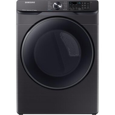 Samsung 7.5 CuFt Smart 27" Front Load Electric Dryer In Black Stainless Steel