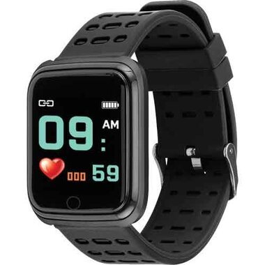 Slide Fitness Smart Watch With Heart Rate Monitor - Gunmetal