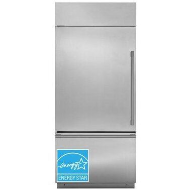 Monogram 21.3 CuFt Bottom Freeze Refrigerator In Stainless Steel
