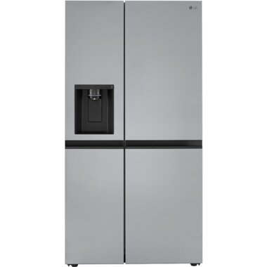 LG 27.2 CuFt Side-By-Side Refrigerator In Stainless Steel With Smooth Touch Ice Dispenser
