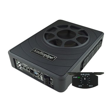 Audiopipe 8" 350 Watt Low Profile Amplified Subwoofer